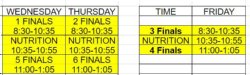 Bell Schedule